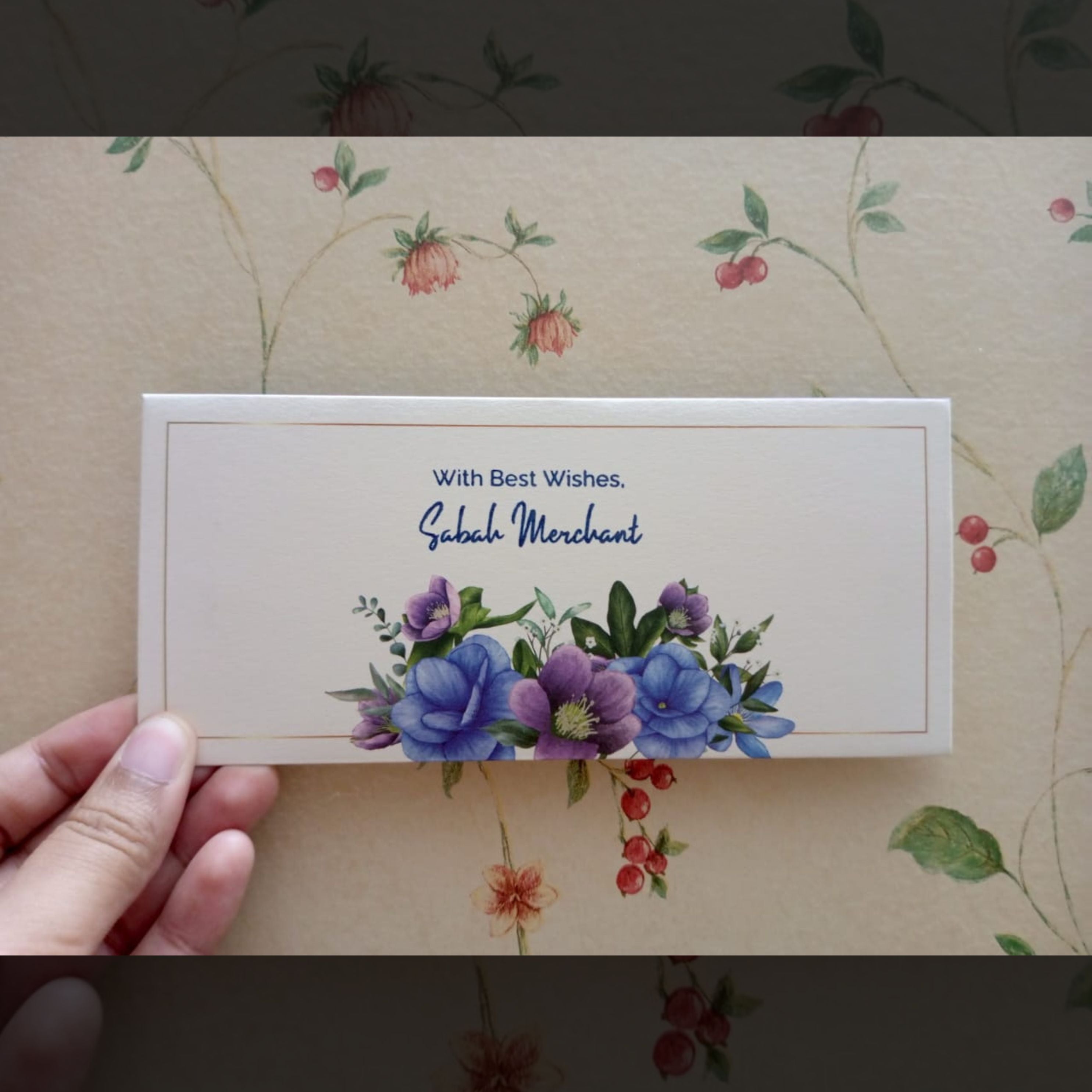 Wedding Printed Card Design Pack of 20