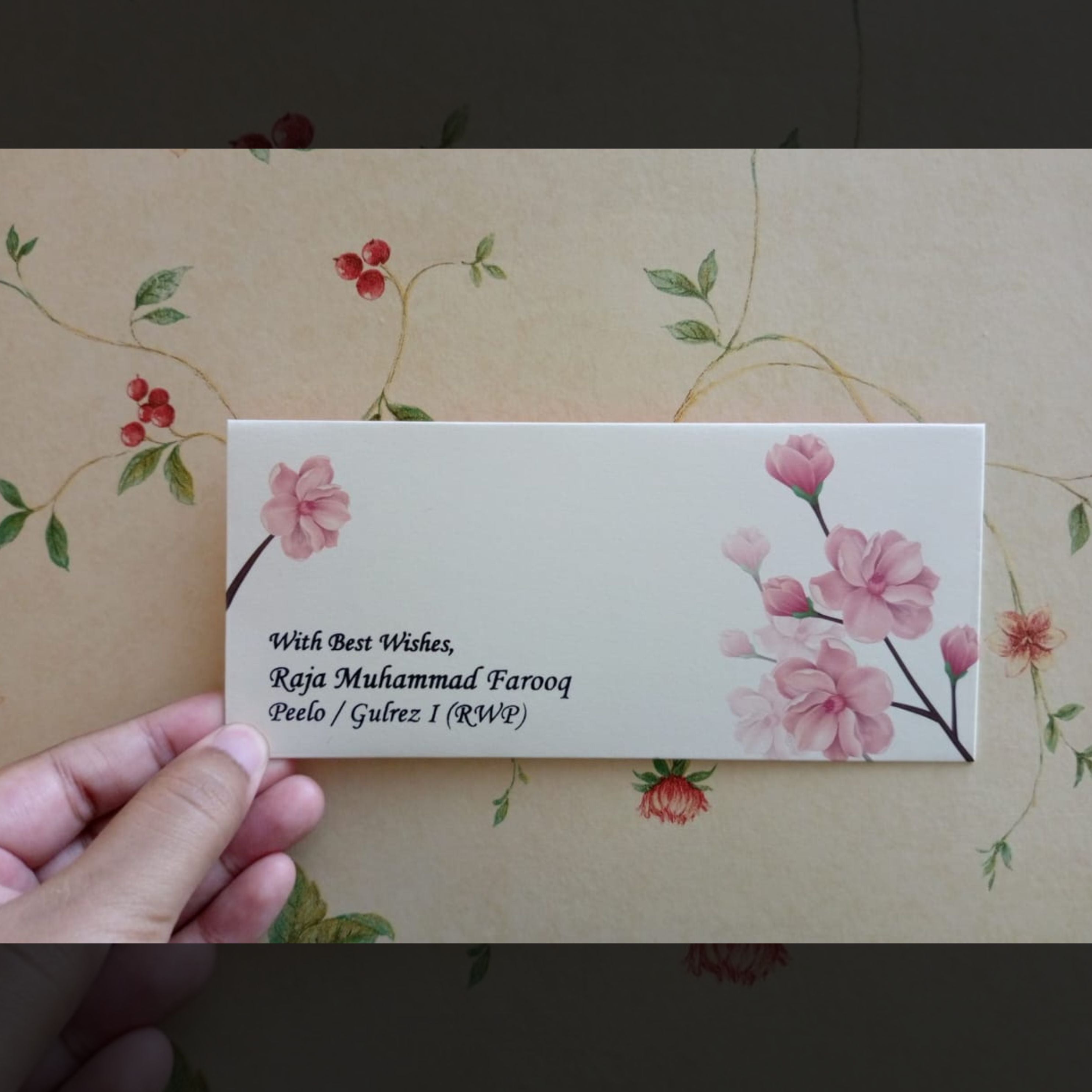 wedding card Printed Design pack of 20