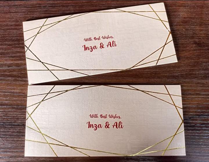 Off white Gold Pack of 20(Foil Envelop)