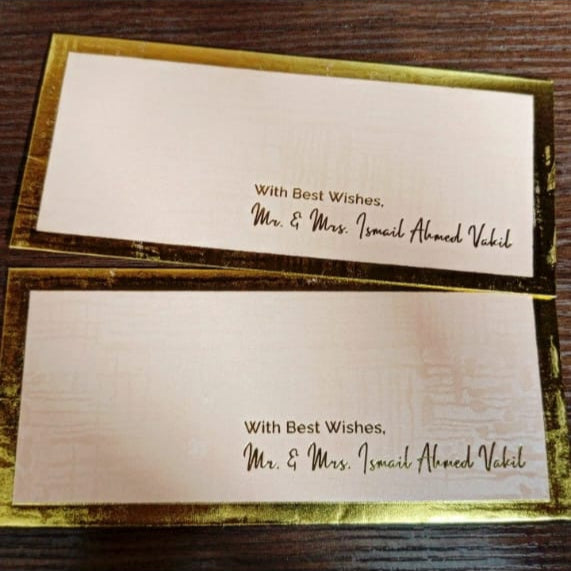 Best Wishes White & Gold Pack of 20 (Foil Envelope)