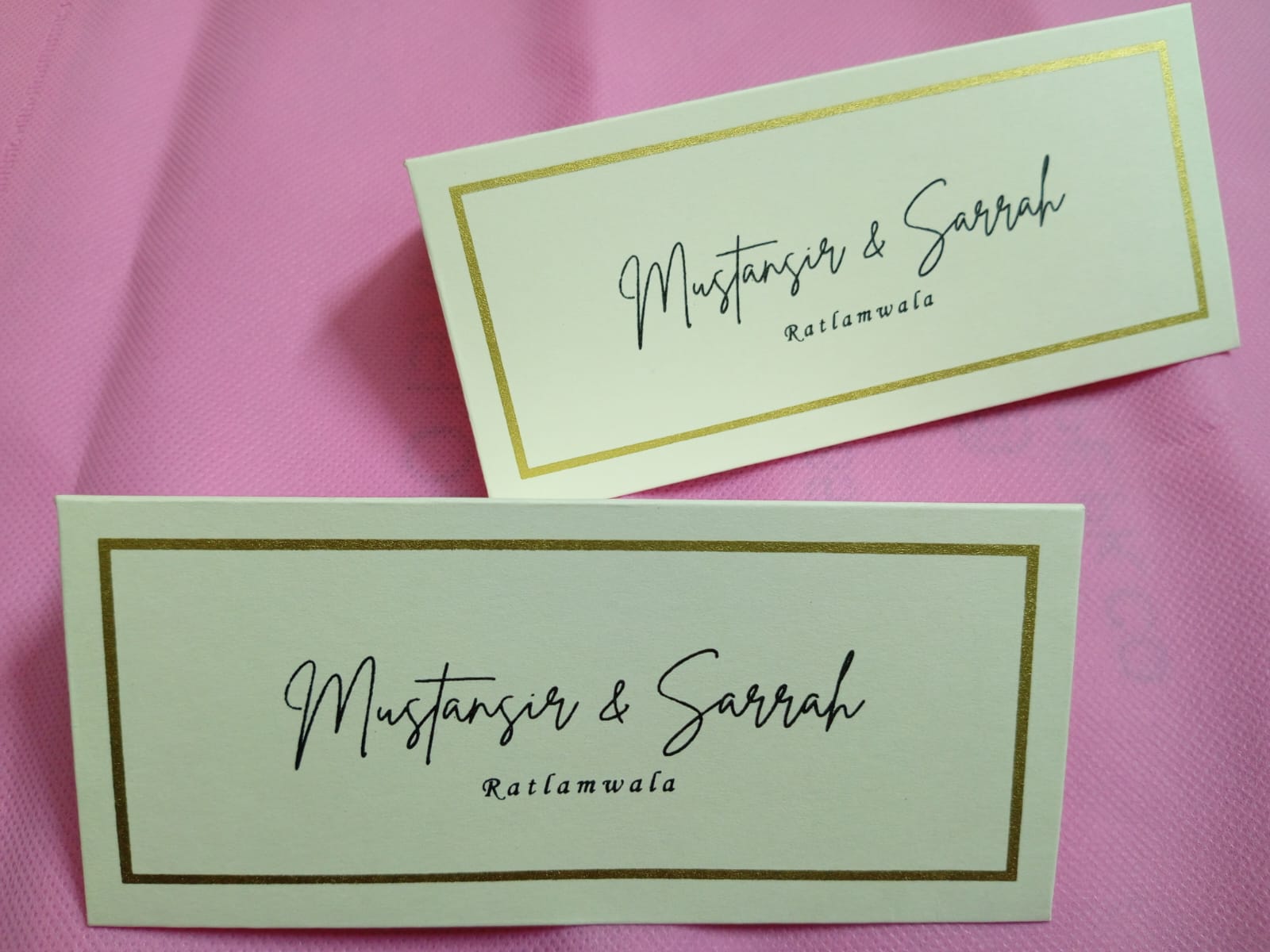 Eid Mubarak Pack of 20(Foil Envelope) White+Gold