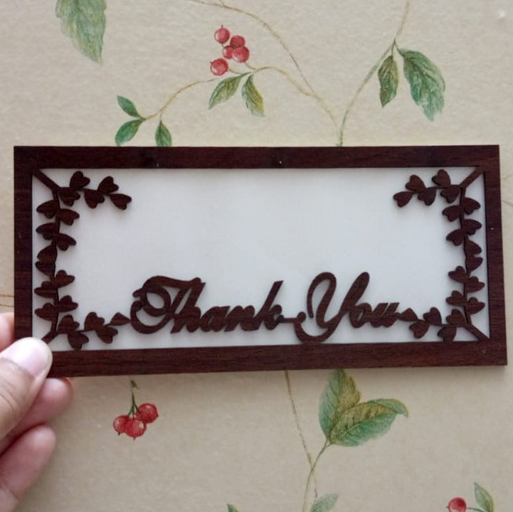 Wooden HaPPy Birhday Card Pack of 10