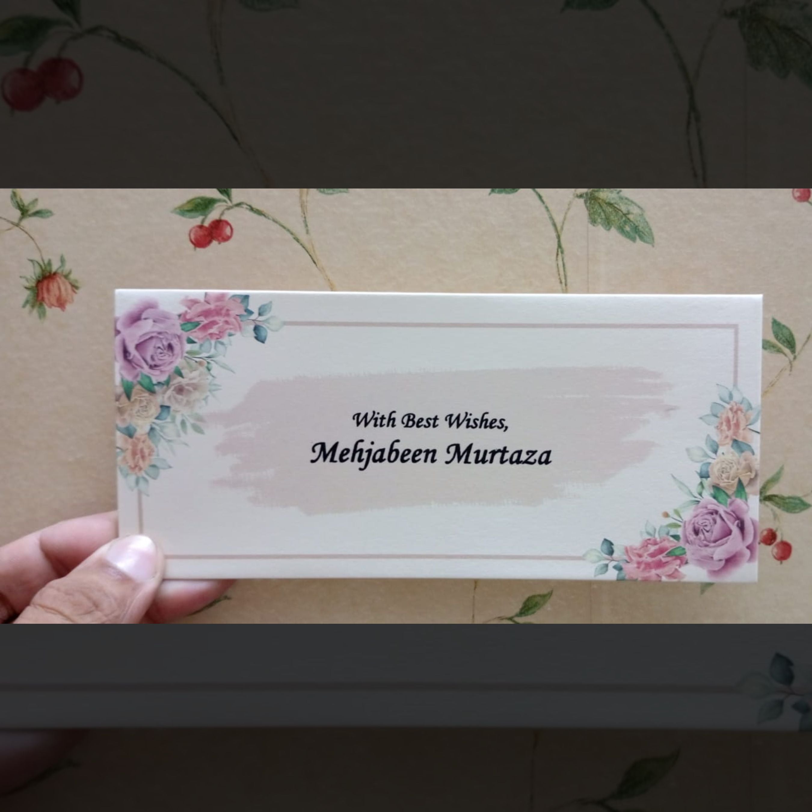 Best Wishes Printed Cards Pack of 20