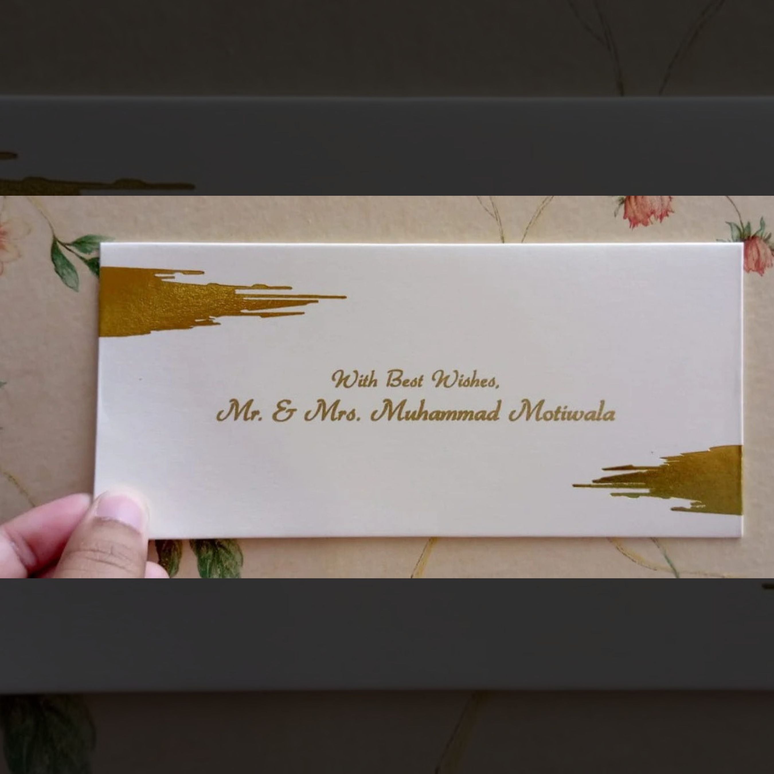 Best Wishes Foil Card Pack of 20