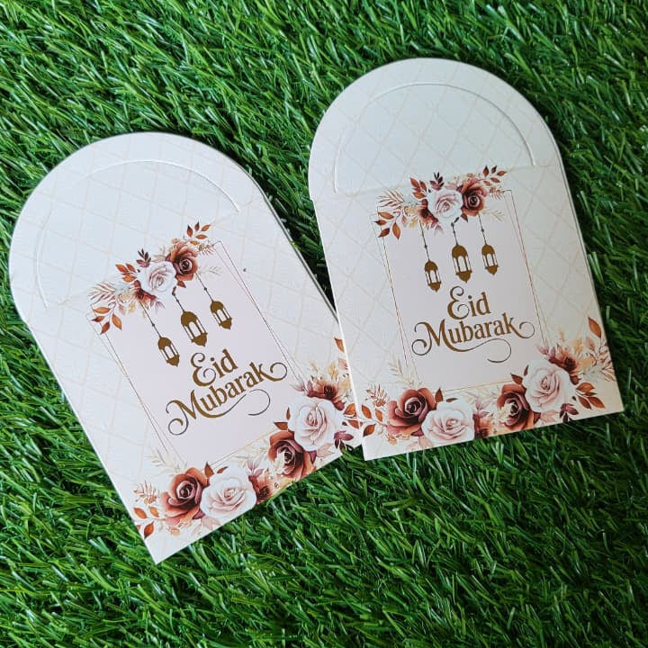 EID MUBARAK ENVELOPES (flower design)