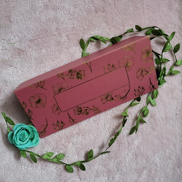 FOIL CARD ENVELOPES (maroon and gold)