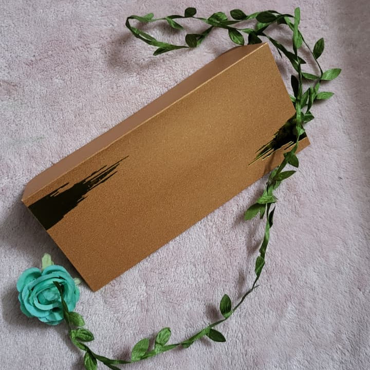 FOIL CARD ENVELOPES (brown & black)